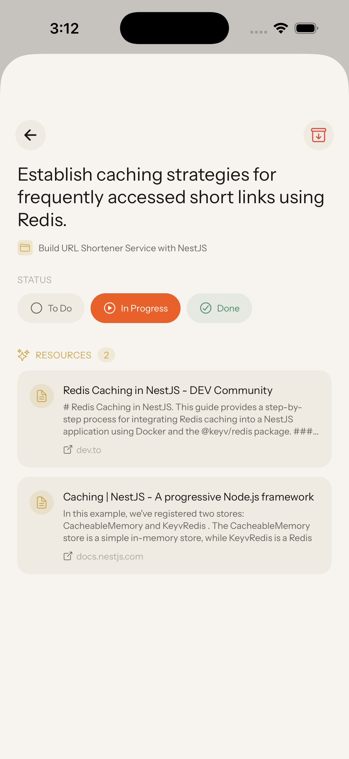 Resource Fetching screenshot